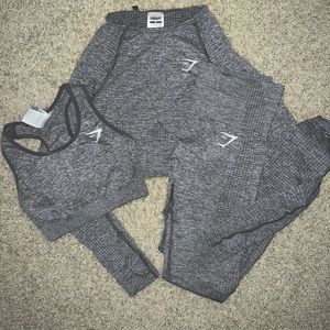 Gymshark Smokey Grey Mark Vital Seamless Bundle